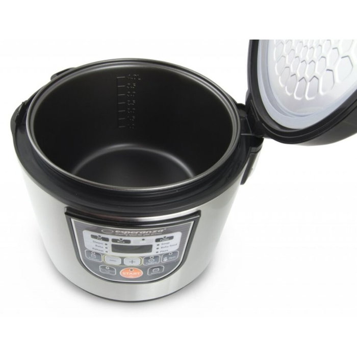 Esperanza Multicooker 5 L 860 W Negro Metálico EKG011