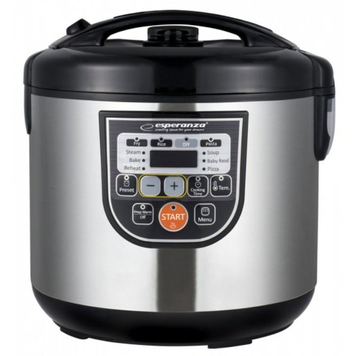 Esperanza Multicooker 5 L 860 W Negro Metálico EKG011