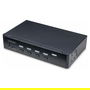StarTech.com KVM Switch DisplayPort 4 Puertos 4K 60Hz, Hub USB, TAA, Conmutador Independiente para 4 Ordenadores y 1 Monitor