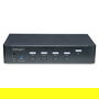 StarTech.com KVM Switch DisplayPort 4 Puertos 4K 60Hz, Hub USB, TAA, Conmutador Independiente para 4 Ordenadores y 1 Monitor