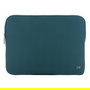 Mobilis 49017 Funda de Protección para Portátil 35.6 cm (14") - Compatible con Apple MacBook Air/Pro - Azul, Vellón y Espuma de Memoria, Resistente a Golpes y Rayones
