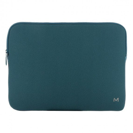 Mobilis 49017 Funda de Protección para Portátil 35.6 cm (14") - Compatible con Apple MacBook Air/Pro - Azul, Vellón y Espuma de Memoria, Resistente a Golpes y Rayones