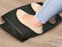 Q-connect Reposapiés ajustable de poliestireno ergonómico