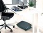 Q-connect Reposapiés ajustable de poliestireno ergonómico