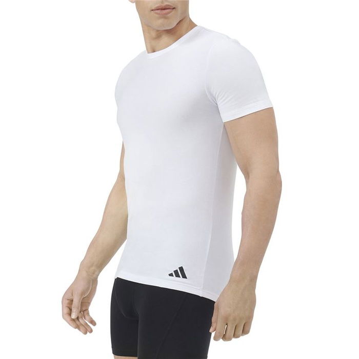 Camiseta de Manga Corta Hombre Adidas Crew 2P Active Flex