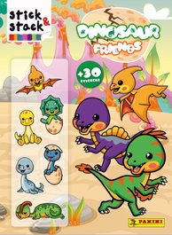 PANINI FONDO, 292.DINOSAUR FRIENDS.(STICK & STACK)