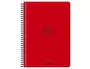 Liderpapel Agenda Escolar 26-27 Espiral Basic Semana Vista A5 Bilingüe Papel FSC 70g Rojo