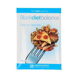 FDB Blockdiet Balance 15 Cápsulas, Ayuda a Disminuir la Absorción de Hidratos de Carbono