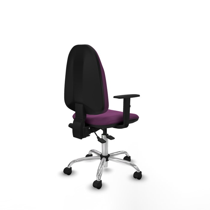 PIQUERAS Y CRESPO Silla de oficina Algarra Morada con mecanismo Asincro