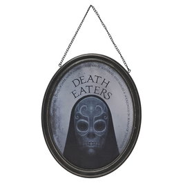 WIDDOP & CO Placa Espejo Mortifago Dark Arts Harry Potter MDF con Acabado Brillante Intrincados Detalles Pieza de Colección