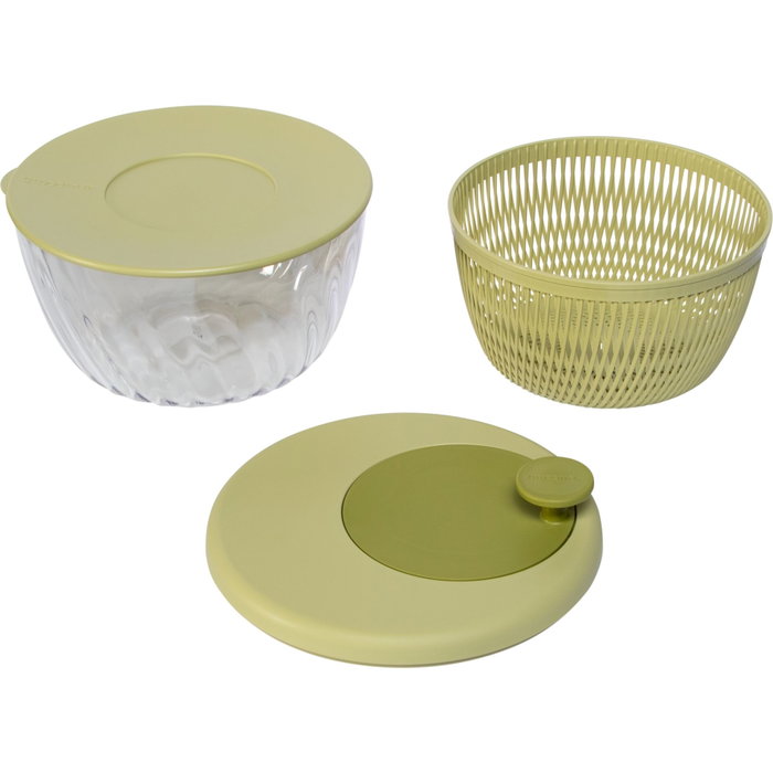 Guzzini Escurridor de lechuga Spin&Store, Verde aguacate Guzzini Escurridor de lechuga Spin&Store, Verde aguacate