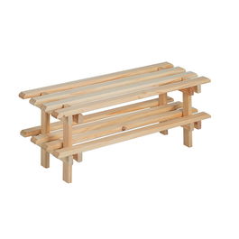 Astigarraga Zapatero Evolution Evch60.99 Madera Pino Macizo Natural Apilable 75x25,9x30 cm
