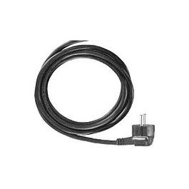 Bachmann 304.175 Cable de Alimentación H05VV-F 3G1,0 x 3m Negro Angular
