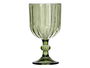 Vivalto Copa Vino Rayas 380 ml Verde 9x16.4x9 cm (Set de 24)