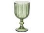 Vivalto Copa Vino Rayas 380 ml Verde 9x16.4x9 cm (Set de 24)