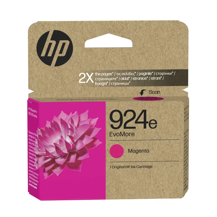 HP 924e EvoMore Magenta Cartucho de Tinta Original HP 924e EvoMore Magenta Cartucho de Tinta Original