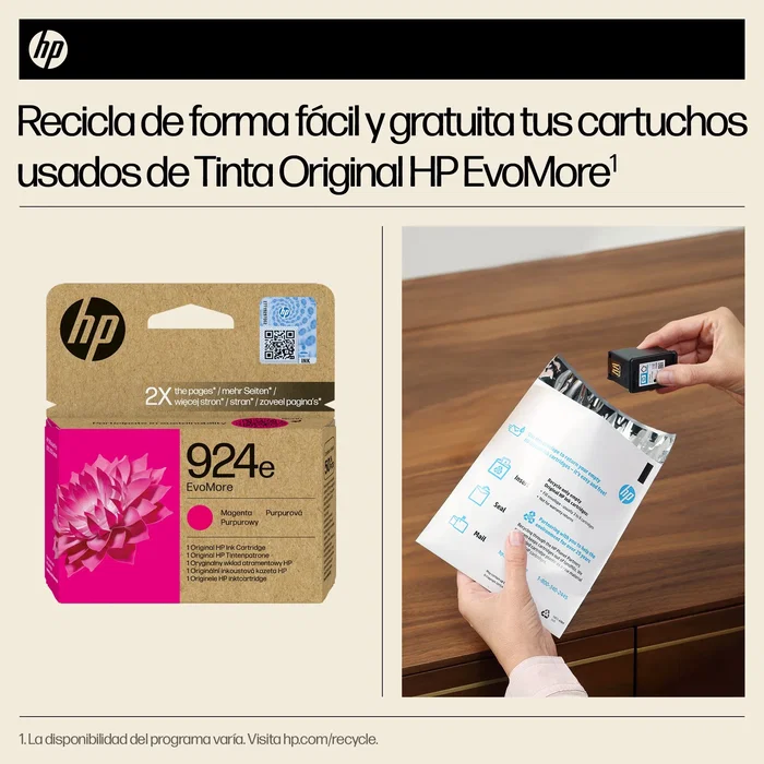 HP 924e EvoMore Magenta Cartucho de Tinta Original
