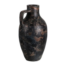 Ixia Jarrón Marrón Terracota Decoración 26 x 28 x 50 cm