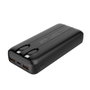 COOLBOX Powerbank DP20 20.000 mAh con cables integrados USB-C y Lightning, Negro