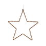 Lumineo Estrella led decorativa dorada metal interior luz cálida 38 x 38 cm