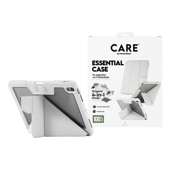 PanzerGlass PanzerGlass CARE TPU Essential Case Light Grey para iPad Air 11" (2024-2026) - Funda protectora de TPU