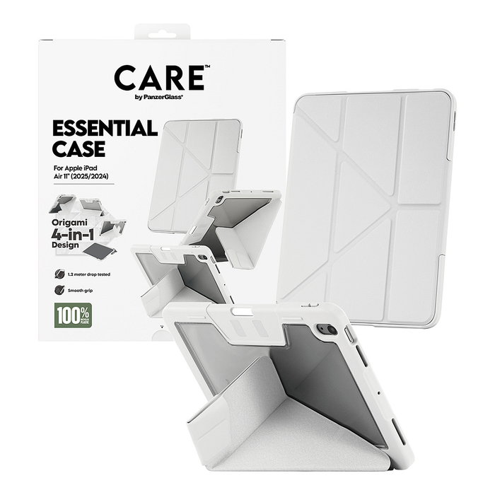 PanzerGlass PanzerGlass CARE TPU Essential Case Light Grey para iPad Air 11" (2024-2026) - Funda protectora de TPU