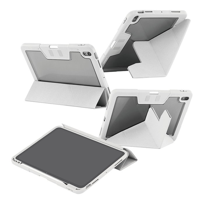 PanzerGlass CARE TPU Essential Case para iPad Air 11 pulgadas, Gris claro