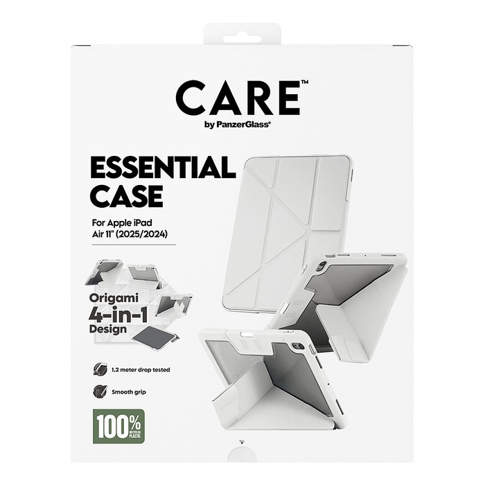 PanzerGlass PanzerGlass CARE TPU Essential Case Light Grey para iPad Air 11" (2024-2026) - Funda protectora de TPU