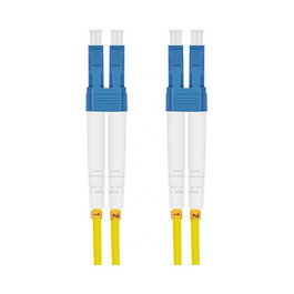 Helos Cable de fibra óptica OS2 Duplex LC/LC 15m Amarillo