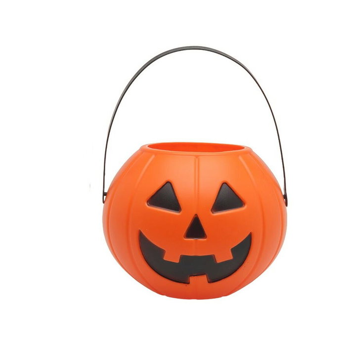 Calabaza Decorativa Naranja para Halloween 14x17 cm