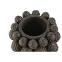 DKD Home Decor Jarrón de Gres con Diseño de Piña Marrón