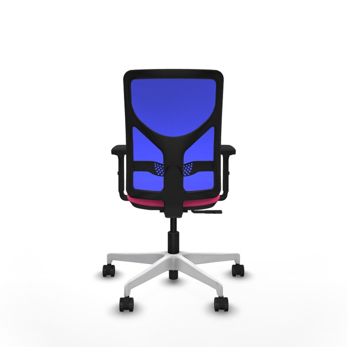 PIQUERAS Y CRESPO Silla de oficina Motilla Rosa y Azul PIQUERAS Y CRESPO Silla de oficina Motilla Rosa y Azul