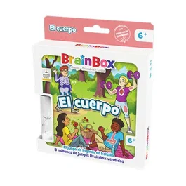 Asmodee - BrainBox El Cuerpo, Juego de Mesa Educativo de Memoria y Preguntas, Edición Pocket para 1+ Jugadores, 10 Minutos, Edad 6+ Años, Español (BZWBB05ES)