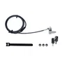 StarTech.com UNIVKMKO-LAPTOP-LOCK Candado Antirrobo Universal 3 en 1 para Portátil, Cable de Seguridad de 2m, Compatible con Noble Wedge, K-Slot, Nano, Negro
