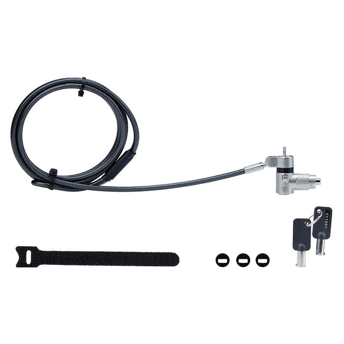 StarTech Bloqueo de Seguridad Universal para Portátil 3 en 1 - Solución de Anclaje para PC