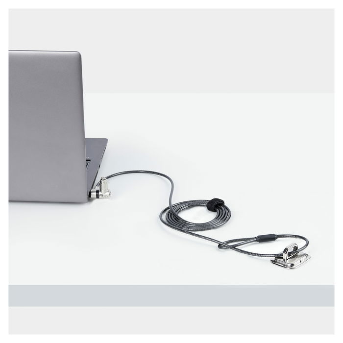 StarTech Bloqueo de Seguridad Universal para Portátil 3 en 1 - Solución de Anclaje para PC