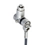 StarTech.com Cable de Seguridad Universal 3 en 1 para Portátil, 2 m, Negro