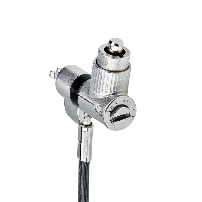 StarTech.com Cable de Seguridad Universal 3 en 1 para Portátil, 2 m, Negro
