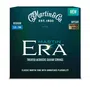 Martin Era? Cuerdas para Guitarra Acústica 92/8 Phosphor Bronze Medium 13-56 con Tratamiento Lifespan y Flexible Core