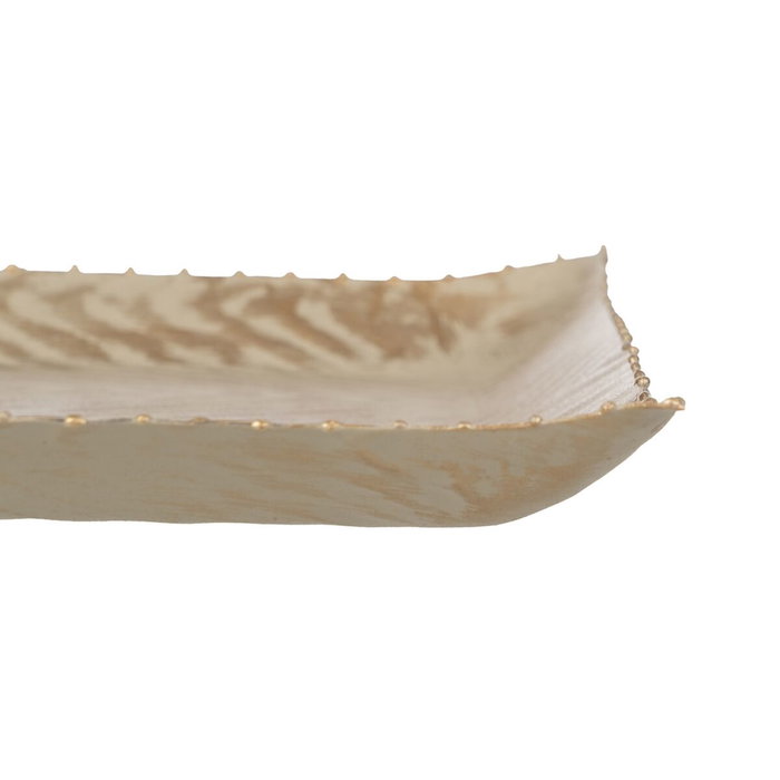 Ixia Bandeja Oro-beige Metal 26 x 26 x 2 cm Ixia Bandeja Oro-beige Metal 26 x 26 x 2 cm