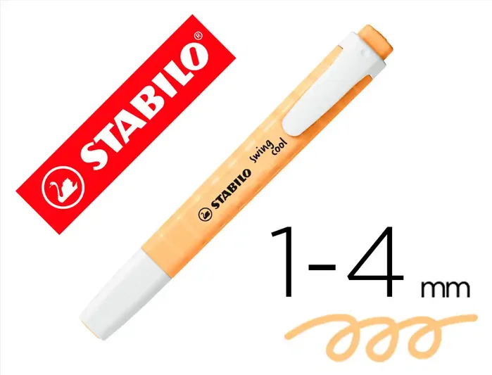 Stabilo Swing Cool Pastel Naranja Pálido Caja de 10 Unidades Stabilo Swing Cool Pastel Naranja Pálido Caja de 10 Unidades