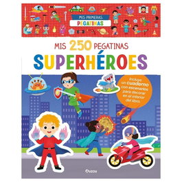 AUZOU EDITIONS, Mis 250 pegatinas de superhéroes