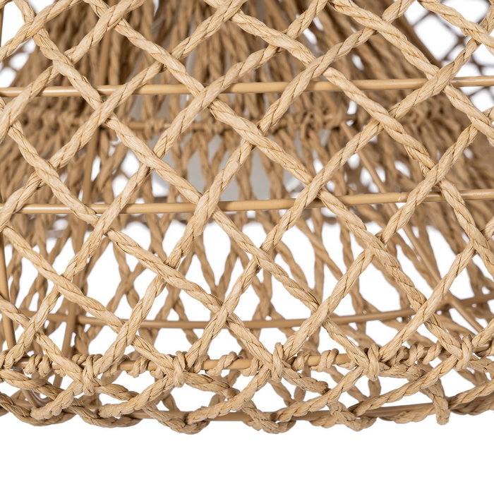 Lámpara Techo Natural Cuerda de Papel 45 X 45 X 22 cm