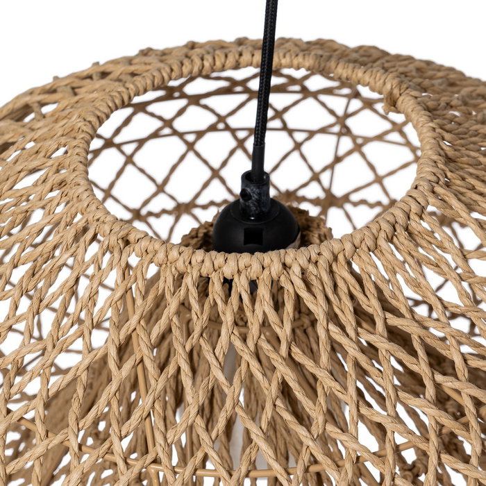 Lámpara Techo Natural Cuerda de Papel 45 X 45 X 22 cm