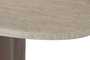 DKD Home Decor Consola Moderno Marron Madera y Granito 150 x 78 x 40 cm