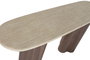 DKD Home Decor Consola Moderno Marron Madera y Granito 150 x 78 x 40 cm