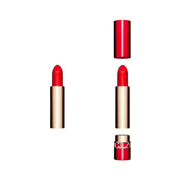 Clarins Joli Rouge Velvet Barra de Labios Recarga #768V Strawberry - Acabado Mate, Alta Pigmentación, 3,5 g