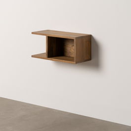 Mesita Flotante Miel Madera de Mango 45 X 20 X 20 cm