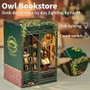 Maqueta Book Nook Owl Bookstore 17 x 12 cm