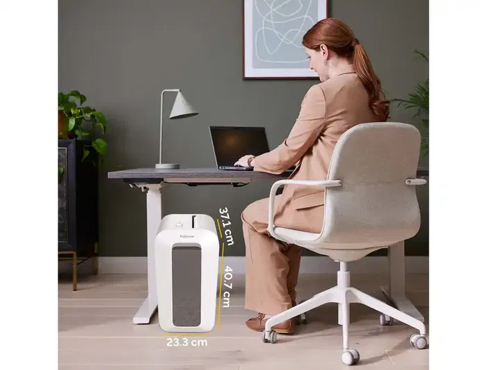 Destructora Fellowes Lx65 Blanco (10H Partic.) Nv.Seg.4- Particula 4X40Mm, Ancho 233Mm, Dep.22L